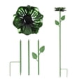 thumbnail image 1 of Japceit Flower Shaped Metal Water Feeder Stake Butterfly Bee Drinker for Outdoor Garden Patio Yard Ornament, 1 of 5