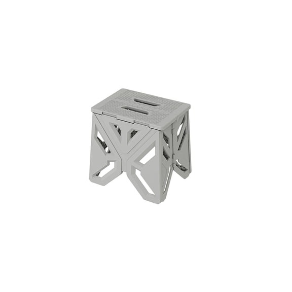 Japceit Folding Plastic Step Stool, 12.2x9.8x8.7 Inch Heavy Duty Portable Stool, Non-Slide Step Platform for Home Use, Camping, Outdoor Activity