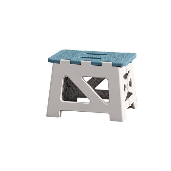 Japceit Folding Plastic Step Stool, 12.6x10.2x9.1 Inch Heavy Duty Portable Stool, Non-Slide Step Platform for Kitchen Reach, RV Travel, Garden Task