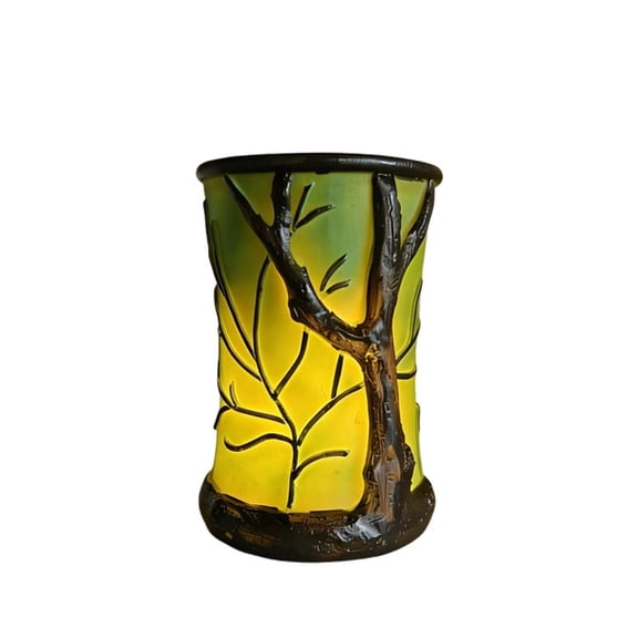 Japceit Forest Inspired Ambient Lamp, Nature Theme LED Night Light for Bedroom and Living Room, Decorative Woodland Mood Light for Table, Shelf, and Relaxing Atmosphere