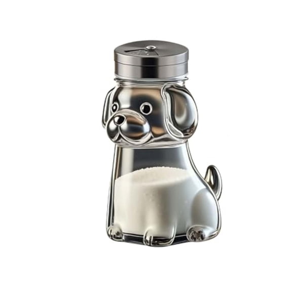 Japceit Funny Dog Pepper Shakers Set, Cute Ceramic Salt Pepper Dispenser, Animal Kitchen Decor, Novelty Gift For Dog Lovers