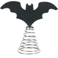 thumbnail image 1 of Japceit Halloween Bats Miniature Tree Topper, Spooky Ornaments for Halloween Party Decorations, Small Bat Themed Christmas Tree Topper with Hanging Hook for Indoor Outdoor Halloween Decor, 1 of 5