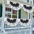 thumbnail image 1 of Japceit Halloween Party Banners, Fan-Shaped Pennant Flags for Indoor Outdoor Decoration, Spooky Fence Wall Hanging Decor for Yard Garden Porch Halloween Festival, 1 of 6