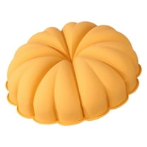 Japceit Halloween Silicone Baking Mold, Pumpkin Shaped Cake Cookie DIY Tool, Reusable Candle Making Tray for Home Kitchen, Party Dessert Preparation