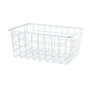 Japceit Home Necessities for New Home, Storage Bin, Iron Wire Storage Basket Organizer Bath/Kitchen/Laundry Rooms Multi-Purposes