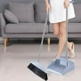 thumbnail image 1 of Japceit Long Handle Broom and Dustpan Set, Multi-Purpose Floor Cleaning Kit with Squeegee, Essential Home and Office Cleaning Tools Combo, 1 of 8