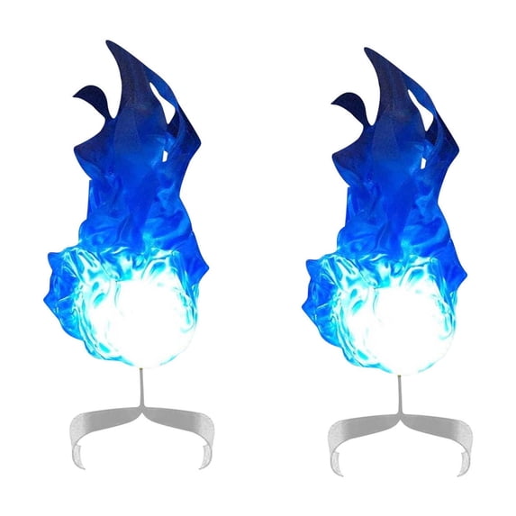 Japceit Luminous Floating Fireball Decor, Halloween Party Prop with Glow Effect, Unique Hanging Ornament for Indoor Display