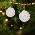 thumbnail image 1 of Japceit Macaron Christmas Tree Ornaments, Foam Holiday Hanging Pendants with Ribbon, 12-Pack Pastel Dessert-Themed Decor for Xmas Party Gift Exchange, Festive Sweet Treat Designs, 1 of 6