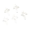 thumbnail image 1 of Japceit Metal Cross Shaped Hollow Pendant, DIY Bird Accessory Craft Kit, Decorative Hanging Ornament for Necklace, Wall, Gift, Craft Project, Personalization, 1 of 6