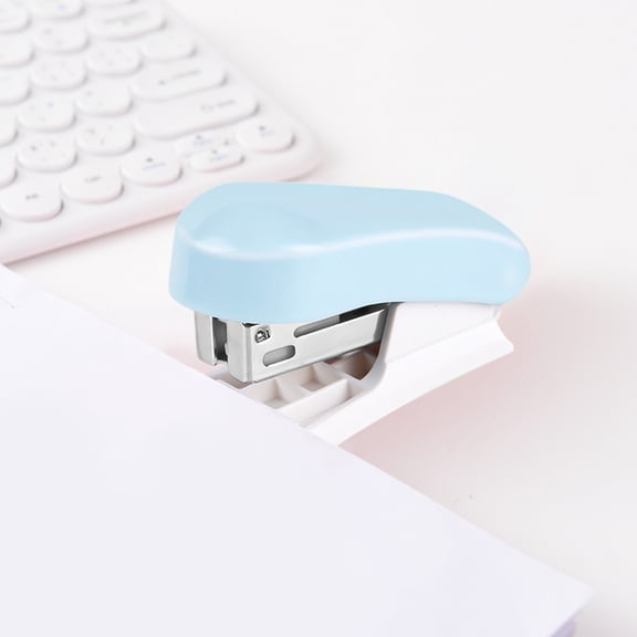 Japceit Mini Cartoon Binding Stapler, Cute Paper Fastening Device Design, Compact Securing Tool for Homework Organization, Craft Assembly, Office Document Binding