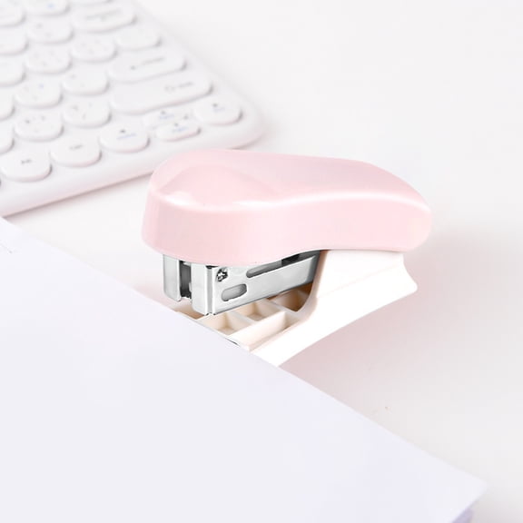 Japceit Mini Cartoon Binding Stapler, Cute Paper Fastening Device Design, Compact Securing Tool for Homework Organization, Craft Assembly, Office Document Binding