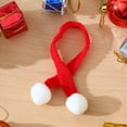 thumbnail image 1 of Japceit Mini Christmas Wool Scarf Set, Small Plush Bear Doll Accessories, Festive Clothing Decor for stuffed animals, Display, Seasonal Arrangement, 1 of 2