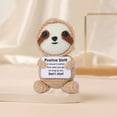 thumbnail image 1 of Japceit Mini Positive Message Stuffed Animal, Knitted Wool Plush Toy with Card, Cute Crochet Animal Doll for Gift, Collection, 1 of 5