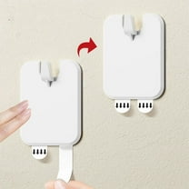 Japceit No-Drill Picture Hanger, Damage-Free Wall Hook for Photo Frames, Invisible Nail for Hanging Paintings, Wedding Photos and Wall Art on Drywall