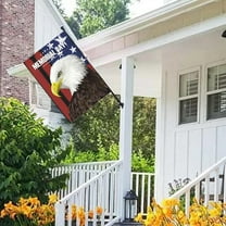 Japceit Patriotic Garden Flag, Double-Sided USA Flag Decor, Independence Day 4th of July Farmhouse Decoration for Yard, Porch, and Home