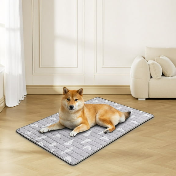 Japceit Pet Cooling Mat Pad, Upgraded Ice Silk Kennel Flooring, Temperature Regulation Bedding for Dog Rest Area, Cat Sleeping Spot, Animal Comfort