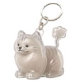 thumbnail image 1 of Japceit Pet Hair Keychain Transparent Holder, Pet Fur Collection Token, Keepsake Accessory for Pet Lovers, Key Rings, Memorial Souvenir Personal Memento, 1 of 3