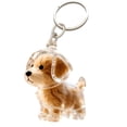 thumbnail image 1 of Japceit Pet Hair Keychain Transparent Holder, Pet Fur Collection Token, Keepsake Accessory for Pet Lovers, Key Rings, Memorial Souvenir Personal Memento, 1 of 4