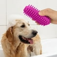 thumbnail image 1 of Japceit Pet Rubber Shampoo Brush Suitable For Long-haired And Short-haired Small And Large Pet Dogs And Cats Shower Shampoo Brush Dog Back Massagers, 1 of 6