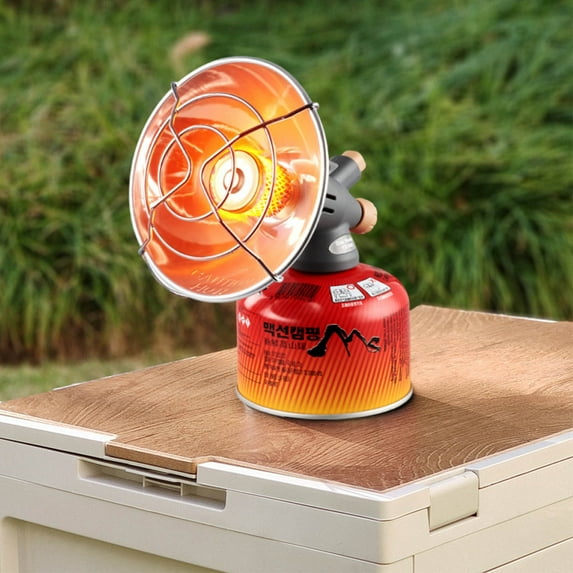 Japceit Portable Outdoor Heater, Mini Camping Heating Stove for Tent, Fishing, Sun Grill Warmer, No Gas Tank Included