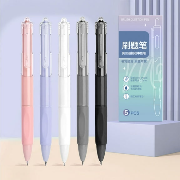Japceit Press-Type Ballpoint Pen, Smooth Writing Instrument for Exams and Office Work, Comfortable Grip Design for Extended Use, Reliable and Leak-Proof