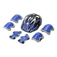thumbnail image 1 of Japceit Protective Gear Set, 7-Piece Safety Equipment for Sports Activities, Includes Helmet, Knee Pads, Elbow Guards, Wrist Protectors for Outdoor Recreation and Training, 1 of 5