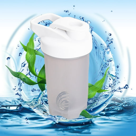 Japceit Protein Shaker Bottle, 300ml Fitness Mixing Cup with Measurement Markings, Leakproof Portable Sports Water Bottle, BPA Free Plastic Shaker for Protein Powder Drinks