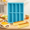 thumbnail image 1 of Japceit Rectangular Bar Silicone Mould, 8-Cavity Baking Mold for Nutrition Bars and Cereal, Heat-Resistant Chocolate and Truffle Mold, DIY Tool for Homemade Granola and Bread, 1 of 8