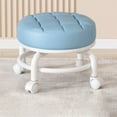 thumbnail image 1 of Japceit Rolling Stool with Wheels, Compact Seating for Small Spaces, Multi-Purpose Mobile Bench for Entryway and Craft Room Use, 1 of 8