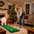 thumbnail image 1 of Japceit Santa Claus Mini Golf Game, Portable Christmas Golf Set with Candy Canes, Festive Holiday Party Game for Indoor Entertainment and Gift Giving, 1 of 8