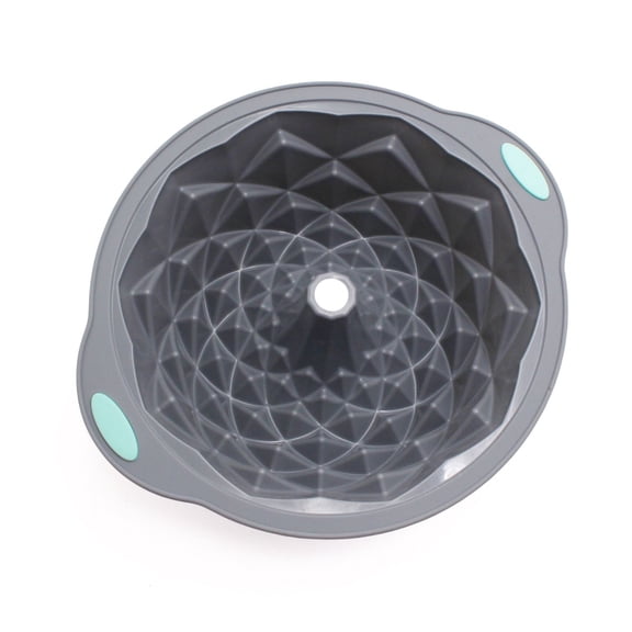 Japceit Silicone Fluted Cake Pan Silicone Hollow Feng Pan Non Stick Savalin Molds Thread Woven Baking Tray