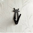 thumbnail image 1 of Japceit Skull Wall Mount Hooks, Deer Trophy Head Hanger with Antler Design, Rustic Style Decor Mounting Hardware for Indoor Outdoor Wall Display, 1 of 4