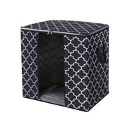 Japceit Small Apartment Necessities, Stuffed Animal Organizer, Large Thickening Finishing Storage Bag Four-Leaf Quilt Bag Storage Containers