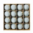 thumbnail image 1 of Japceit Small Flocked Velvet Christmas Balls, 16-Pack 2.4-Inch Holiday Tree Ornaments, Mini Plastic Baubles for Xmas Decor, Indoor Setup, 1 of 1