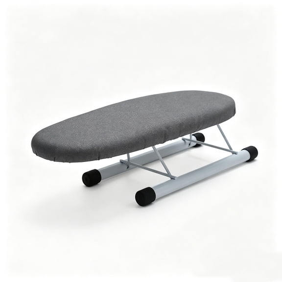 Japceit Small Ironing Board with Sleeve Attachment, Household Mobile Ironing Cuff Neckline Tool, Foldable Compact Size Pressing Pad for Home Laundry