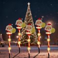 thumbnail image 1 of Japceit Solar Christmas Light Set, LED Waterproof Outdoor Holiday Decorations, Moving Santa and Reindeer Yard Figures with Solar Power for Garden, Patio, 1 of 6