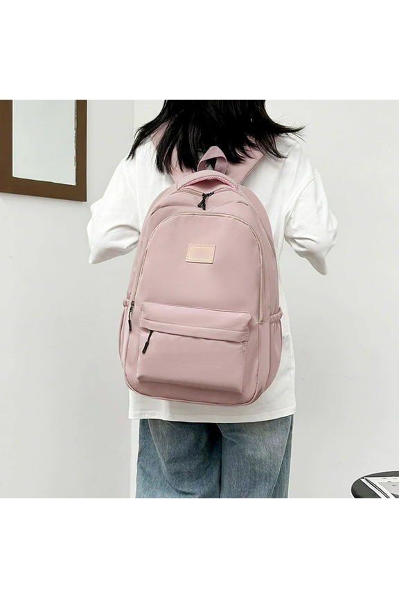 Spacious Backpack for Campus Use, Minimalist Design Book Bag with Multiple Pockets, Ergonomic Shoulder Straps for Comfortable Daily Commute, Work Travel