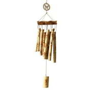 Japceit Spring Ornaments, Natural Bamboos Outdoor Vintage Wind Chime Diy Homestay Hotel Door and Window Decoration Wind Chime, Home Decors