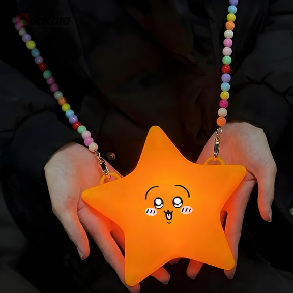 Japceit Star Wishing Night Light, Adorable Decorative Lamp with Celestial Design, Soft Glow Ambient Lighting for Bedroom, Living Room, Children's Room