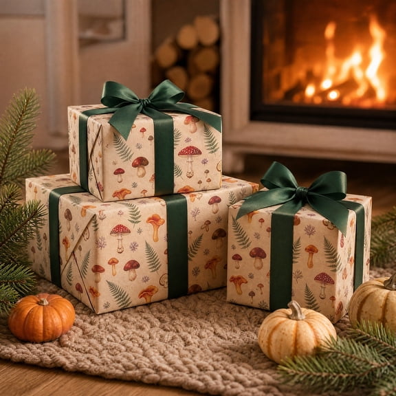 Japceit Thanksgiving Paper Gift Wrap, Pumpkin Maple Leaf Theme, Diy Gift Box Wrapping Supplies, Fall Harvest Craft Paper, Holiday Party Wrap, Recyclable Roll