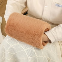 Japceit USB Hand Warmer Portable, Removable Washable Plush Heating Pad, Electric Pocket Warmer for Indoor, Outdoor Activities