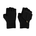thumbnail image 1 of Japceit USB Heated Gloves, Half Finger Flip Knit Warm Gloves, Rechargeable Electric Hand Warmer for Outdoor Sports, Commuting, Cold Weather Protection, 1 of 5
