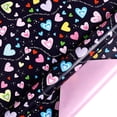 thumbnail image 1 of Japceit Valentine's Day Gift Wrapping Paper, Double Sided Romantic Design Large Roll, 118 Inch Thick Paper for Birthday, Party, Gift, 3 Meter Length, 1 of 2