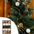 thumbnail image 1 of Japceit Velvet Christmas Tree Ornaments Set, Plush Ball Decor Collection, Festive Hanging Decorations for Xmas Tree Decorating, Indoor Holiday Accents, Home Party Settings, 1 of 5