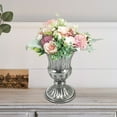thumbnail image 1 of Japceit Vintage Iron Candle Holder Vase, Rustic Wedding Centerpiece Decor with Floral Arrangement, European-Style Tabletop Display for Events and Home, 1 of 6