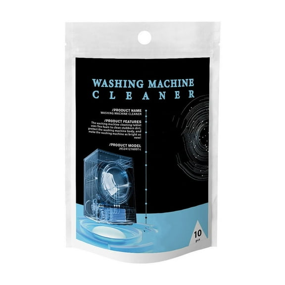 Japceit Washing Machine Cleaner Tablets, Foaming Drum Cleaning Solution for Stain Removal, Deep Cleaning Formula for Laundry Appliance Maintenance