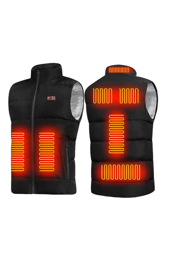 Winter Warm Outdoor Ski Coat, 9 Heating Areas, Heated Jackets for Women, Outdoor Warm Clothing Heated For Riding Skiing Fishing Charging, Via Heated Coat for Outdoor Camping