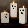 thumbnail image 1 of Japceit Wooden Candle Holders Set, Rustic Tea Light Base for Holiday Decor, Handcrafted Aromatherapy Candle Stand for Table Centerpiece and Party Display, 1 of 6