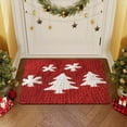 thumbnail image 1 of Japceit Woven Holiday Christmas Mat, Diatomite Mud Bathroom Floor Decor, Festive Pattern Doormat for Entrance, Home, Seasonal Arrangement, 1 of 6