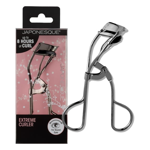 Japonesque Extreme Curler High Arch, Deep Curve, Dramatic Curl for Round Eyes. Carbon Steel